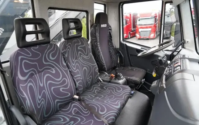 IVECO EUROCARGO 190EL32  / Wywrotka + HDS / HYDROBURTA / BORDMATIC / 3 STRONNY KIPPER - 3.5 M / EURO 6 