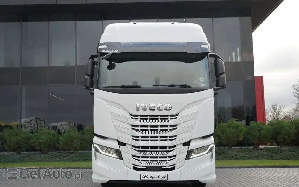 IVECO S-WAY / 480 / RETARDER / KLIMA POSTOJOWA / OPONY 100% 