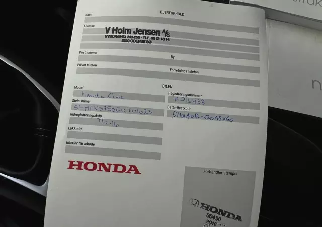 HONDA Civic 1.6 i-DTEC Elegance