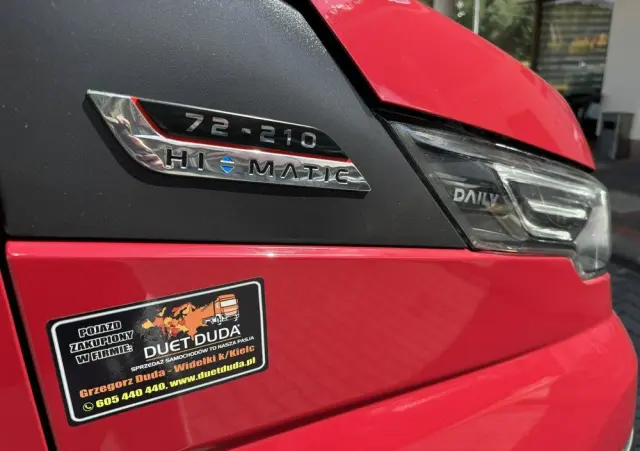 IVECO Daily 72C21 Mroźnia HI-MATIC Ściana Grodziowa Multitemperatura 