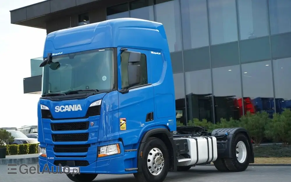 SCANIA R 450  / RETARDER / HYDRAULIKA / KLIMATYZACJA POSTOJOWA / ALUFELGI 