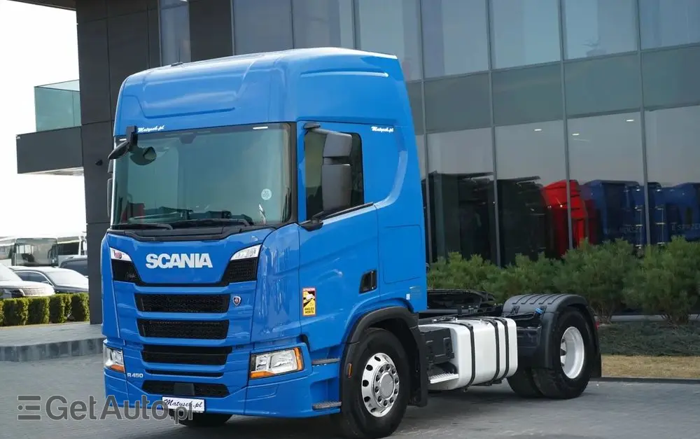 SCANIA R 450  / RETARDER / HYDRAULIKA / KLIMATYZACJA POSTOJOWA / ALUFELGI 