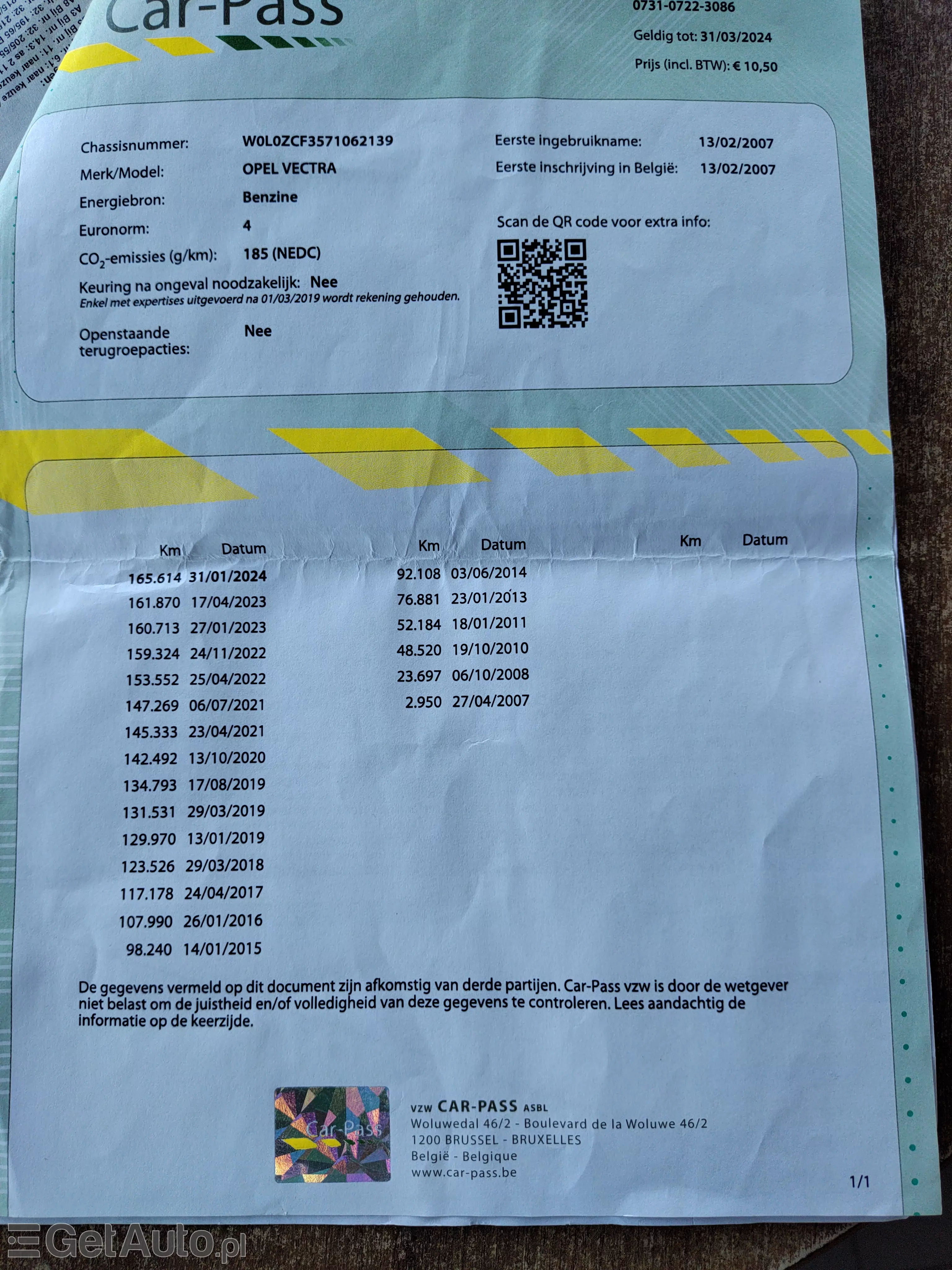 OPEL Vectra Elegance