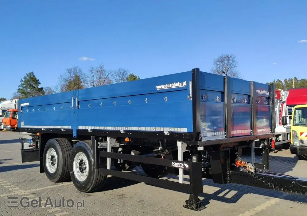 SCHMITZ CARGOBULL Ciężarowa 2-osiowa na poduszkach Tandem Stan Unikat !!! 