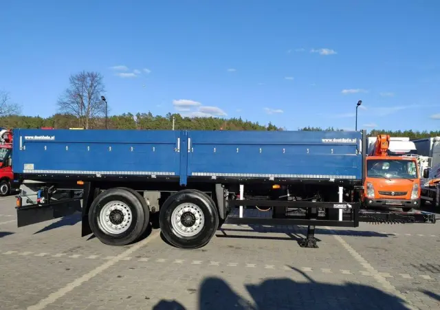 SCHMITZ CARGOBULL Ciężarowa 2-osiowa na poduszkach Tandem Stan Unikat !!! 