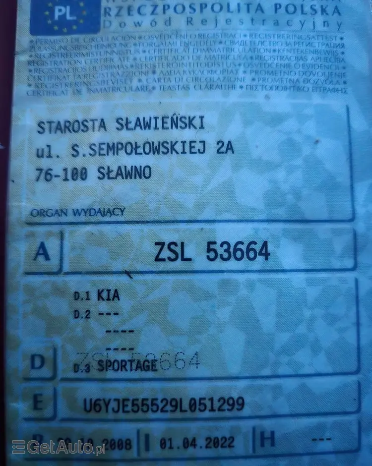 KIA Sportage 2.0 CRDI 2WD EX