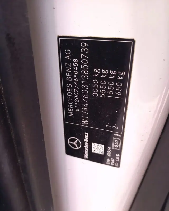 MERCEDES-BENZ VITO LONG 114 9G TRONIC 