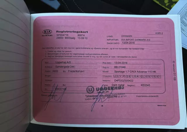 KIA Sportage Blue 1.7 CRDi 2WD Style