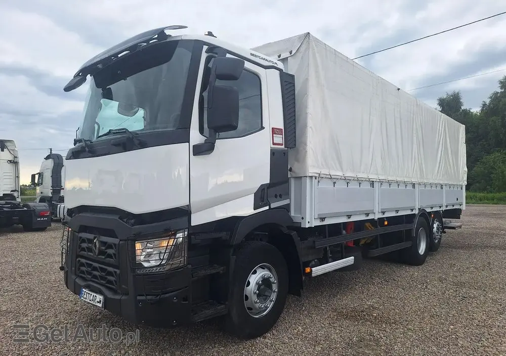 RENAULT GAMA C380 6X2 E6 WINDA SOLÓWKA Import Francja 