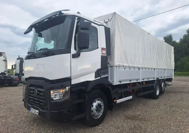 RENAULT GAMA C380 6X2 E6 WINDA SOLÓWKA Import Francja 