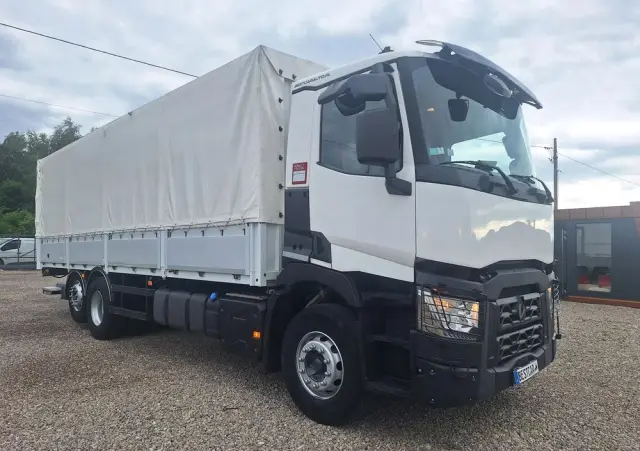 RENAULT GAMA C380 6X2 E6 WINDA SOLÓWKA Import Francja 