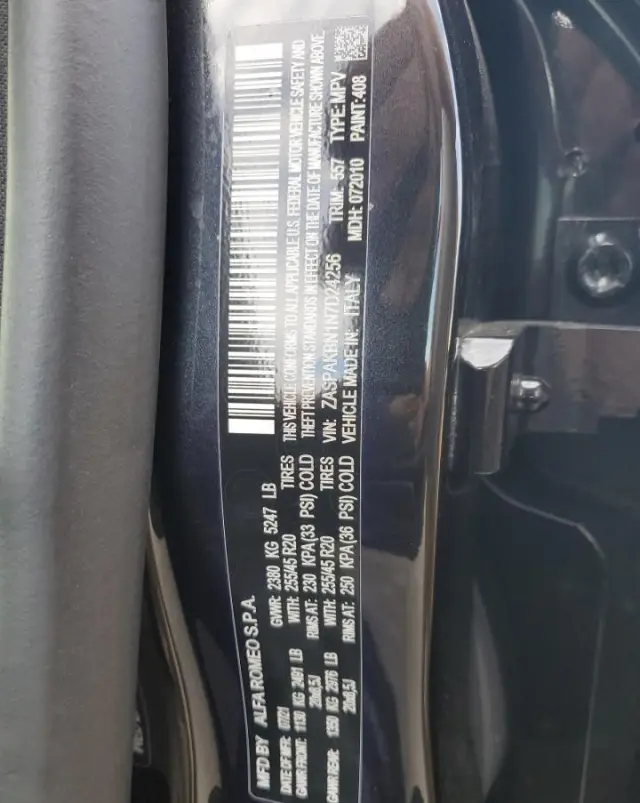 ALFA ROMEO Stelvio 2.0 Turbo 16V AT8-Q4 Veloce Ti