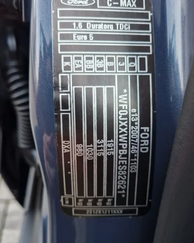 FORD C-MAX 1.6 TDCi Edition