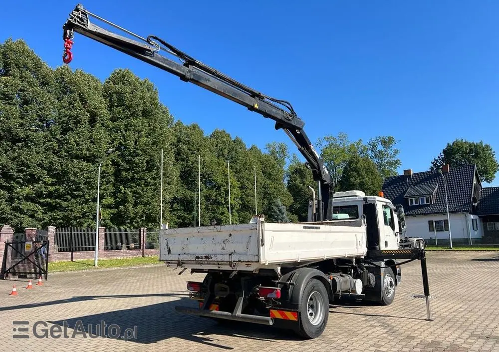 MAN 18.240 TGM wywrotka 3-str. z HDS HIAB 099, manual 