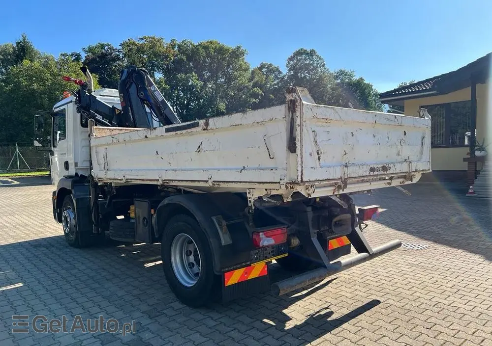 MAN 18.240 TGM wywrotka 3-str. z HDS HIAB 099, manual 