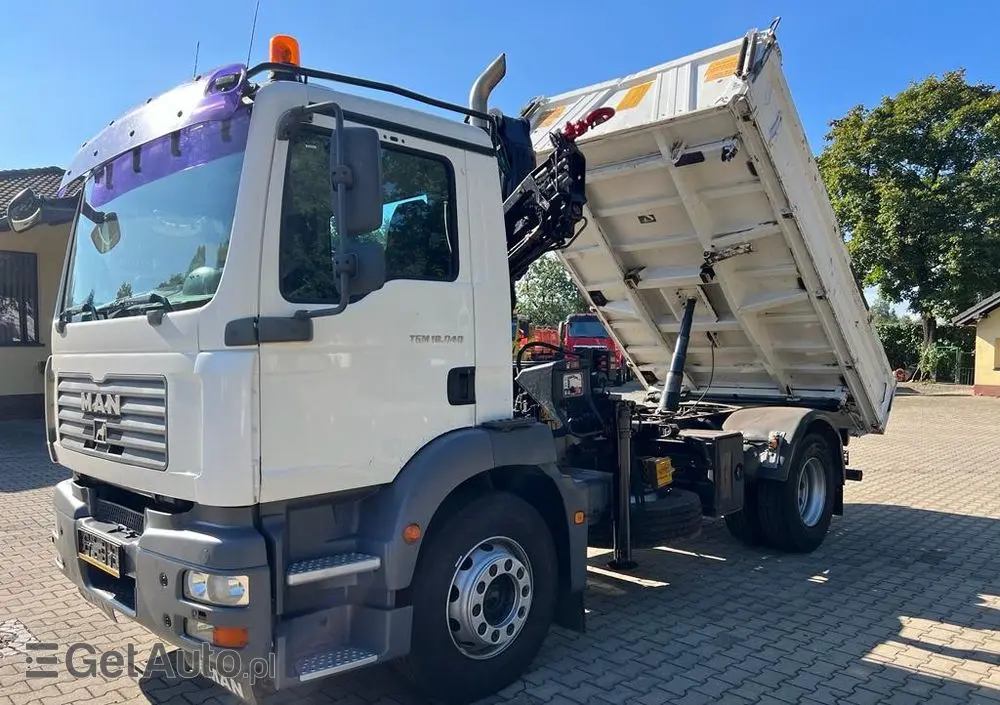 MAN 18.240 TGM wywrotka 3-str. z HDS HIAB 099, manual 