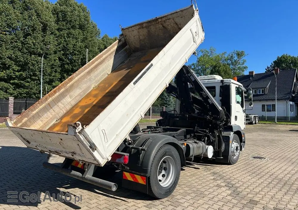 MAN 18.240 TGM wywrotka 3-str. z HDS HIAB 099, manual 