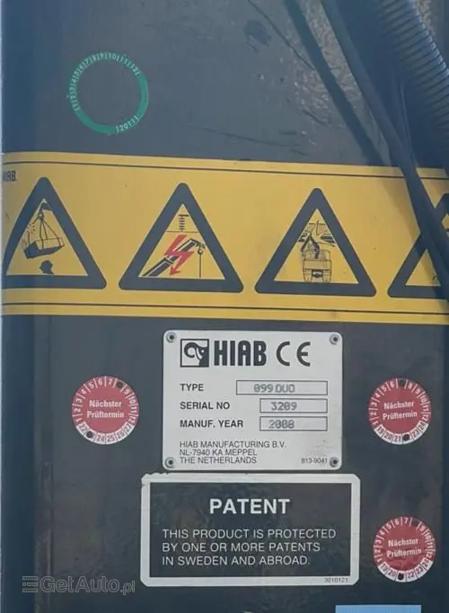 MAN 18.240 TGM wywrotka 3-str. z HDS HIAB 099, manual 