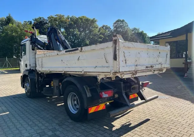 MAN 18.240 TGM wywrotka 3-str. z HDS HIAB 099, manual 