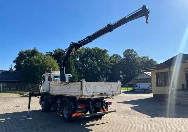 MAN 18.240 TGM wywrotka 3-str. z HDS HIAB 099, manual 