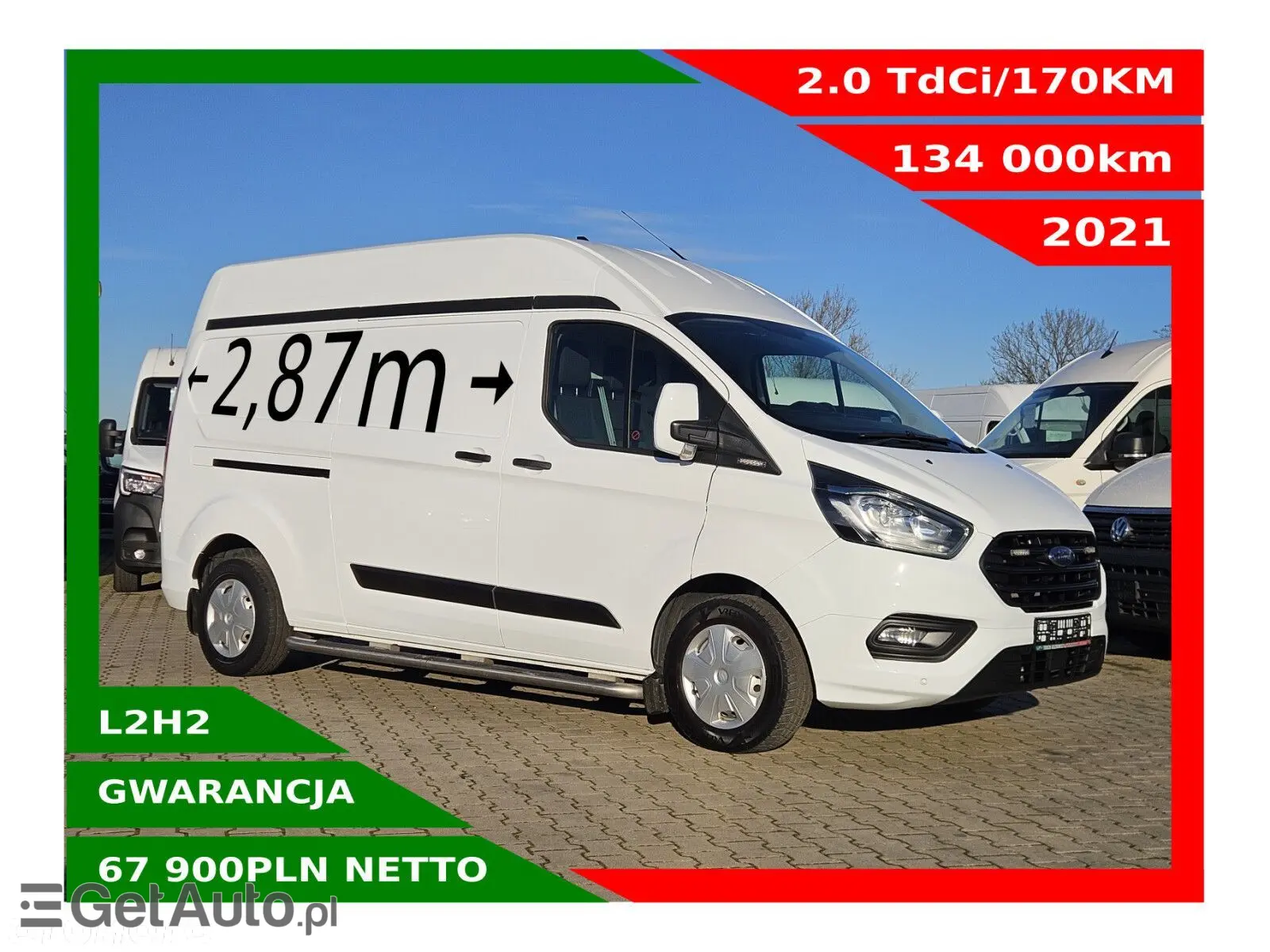 FORD Transit Custom L2 Trail