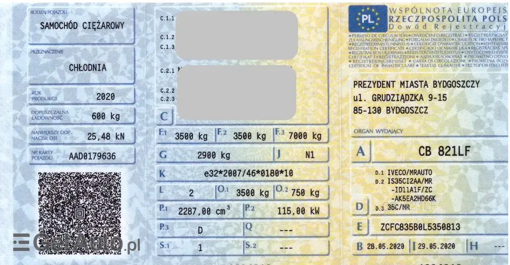 IVECO DAILY 156 KM AUTOMAT CHŁODNIA IZOTERMA KRAJOWE BEZWYPADKOWE 