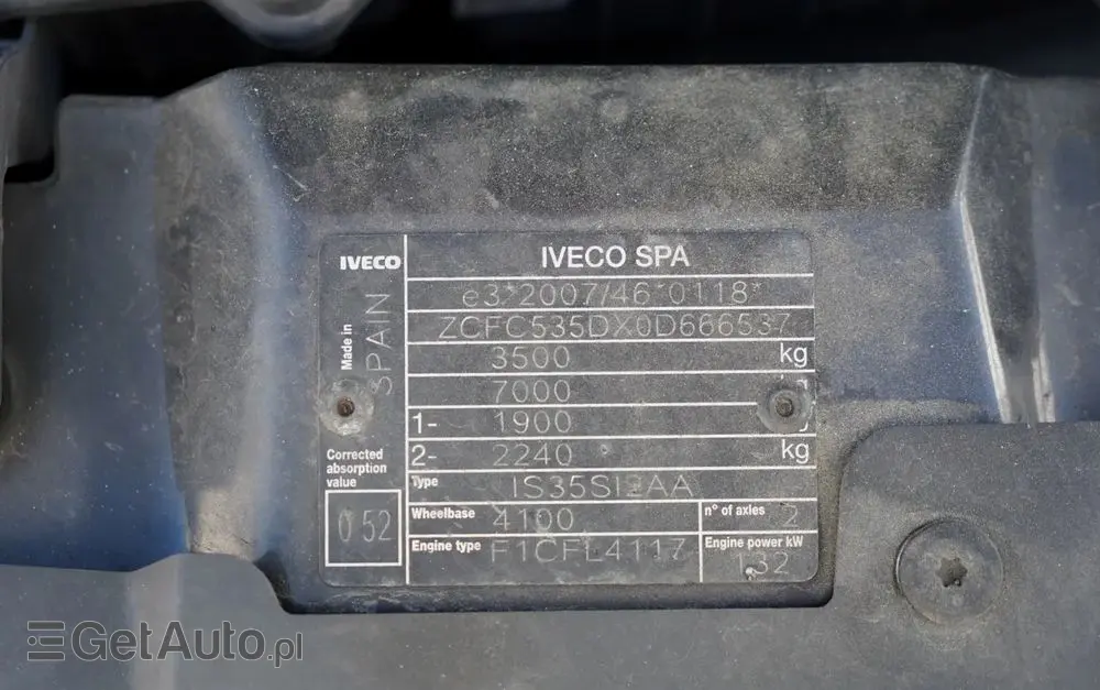 IVECO DAILY 35-180 / KONTENER - FIRANKA / AUTOMAT / WINDA DHOLLANDIA /  DMC: 3500 KG /  2021 