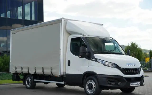 IVECO DAILY 35-180 / KONTENER - FIRANKA / AUTOMAT / WINDA DHOLLANDIA /  DMC: 3500 KG /  2021 