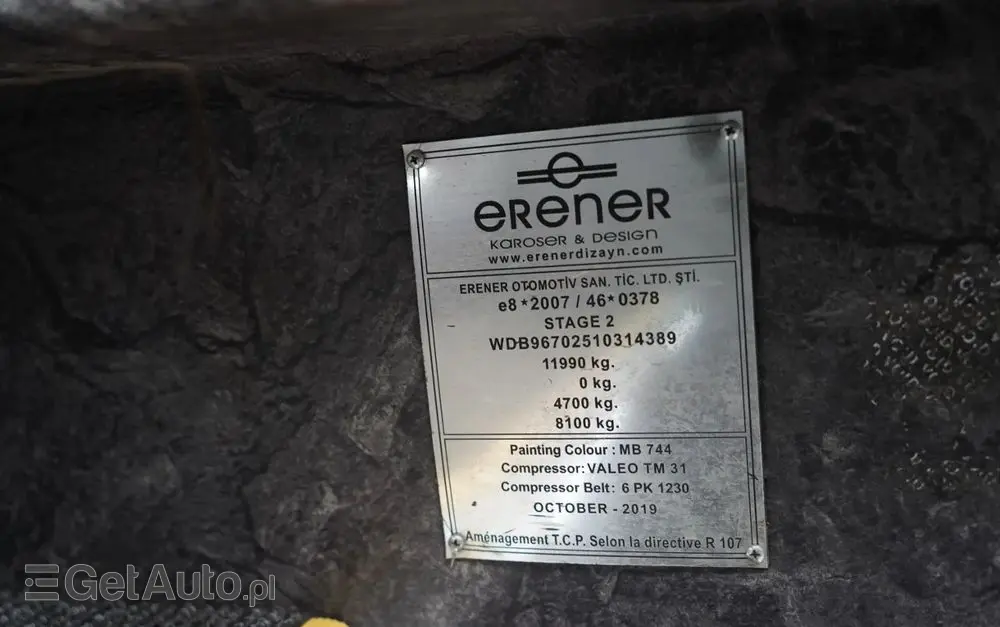 MERCEDES-BENZ GLORY / ERENER / EURO 6 / SPROWADZONY / 58000 KM!!! / 
