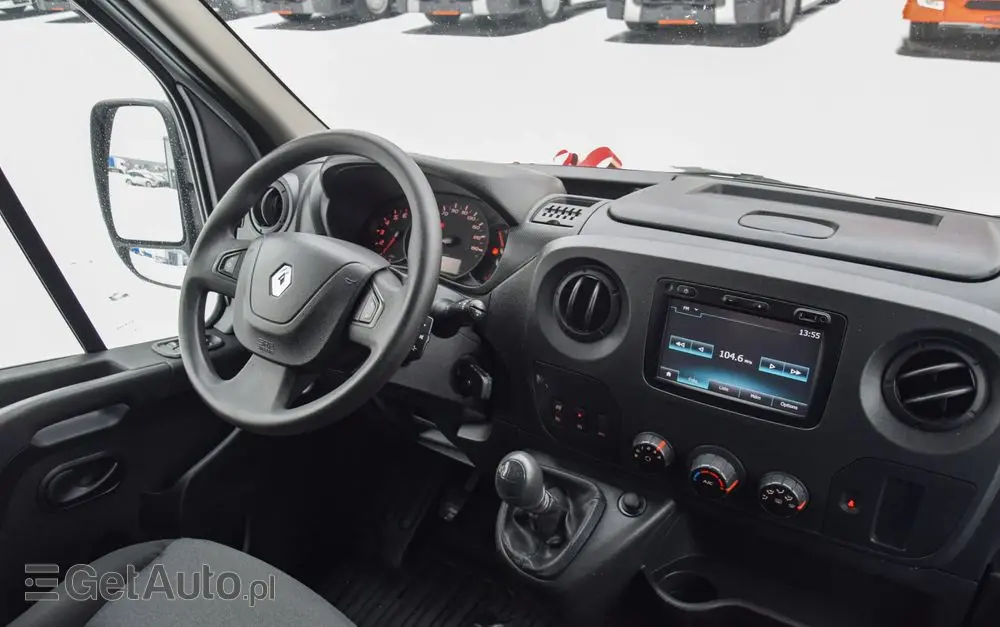 RENAULT MASTER / 2.3 - 150 KM / DOSTAWCZE / 3 OSOBY / DOSTAWCZE / BLASZAK / DUŻY WYŚWIETLACZ / KLIMA / TEMPOMAT / KAMERA COFANIA / HAK / SPROWADZONY 