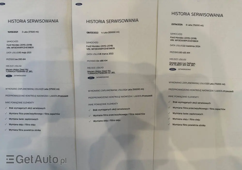 FORD Mondeo 1.5 EcoBoost ST-Line X