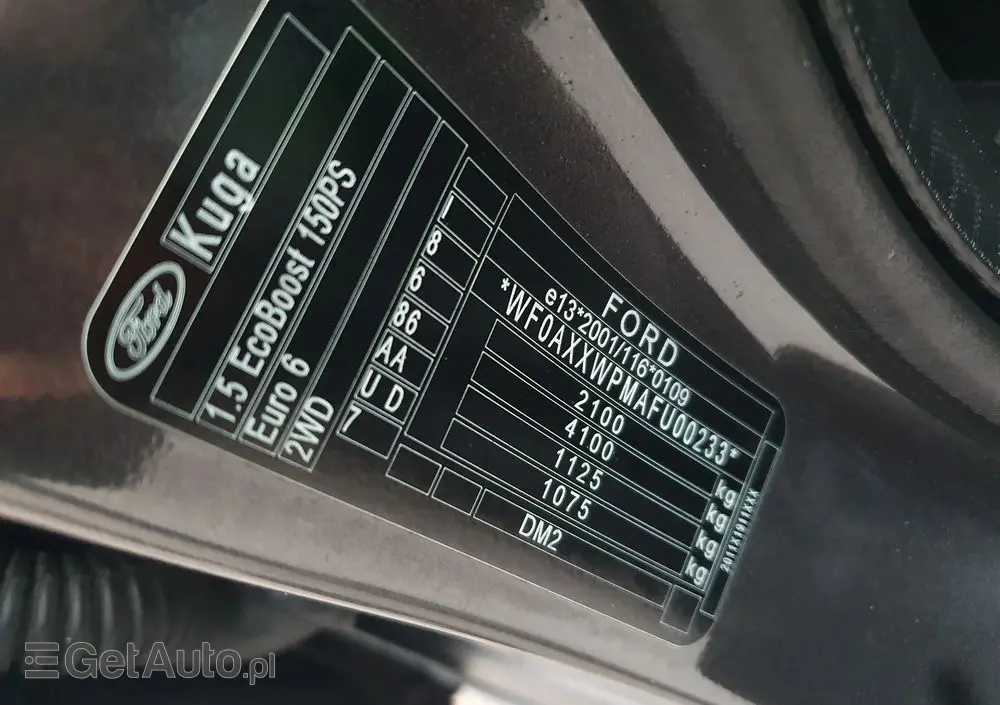 FORD Kuga 1.5 EcoBoost 2x4 Cool & Connect