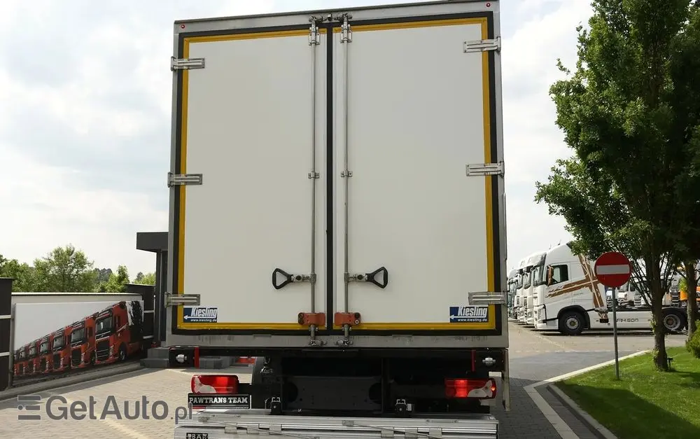 SCANIA P280///* 2022///* PRZEBIEG 165 TYŚ KM///* CHŁODNIA///* 18000KG///* THERMO KING///* WINDA///* BAR///* DŁ 7.30///* 18 EURO PALET///* KAMERA///* LEDY///* WAGA///* STAN JAK NOWA 