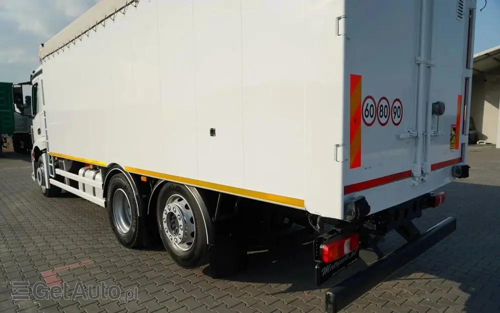 MERCEDES-BENZ ACTROS 2543 / RUCHOMA PODŁOGA / WALKING FLOOR / 6X2 / OŚ SKRĘTNA / PODNOSZONA 