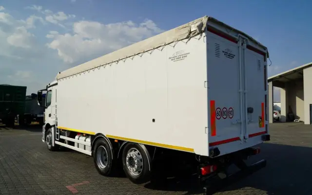 MERCEDES-BENZ ACTROS 2543 / RUCHOMA PODŁOGA / WALKING FLOOR / 6X2 / OŚ SKRĘTNA / PODNOSZONA 