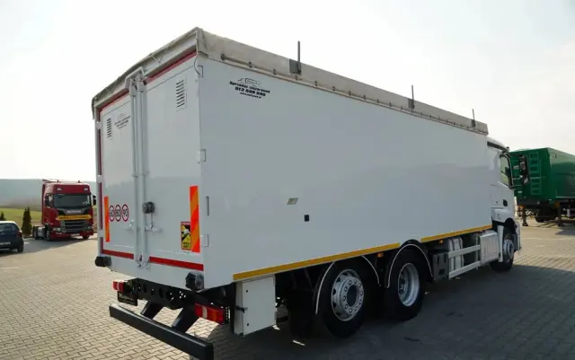 MERCEDES-BENZ ACTROS 2543 / RUCHOMA PODŁOGA / WALKING FLOOR / 6X2 / OŚ SKRĘTNA / PODNOSZONA 