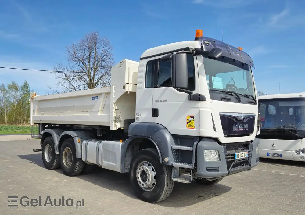 MAN MAN TGS 26.360 / 2 STRONNA WYWROTKA / EURO 6 