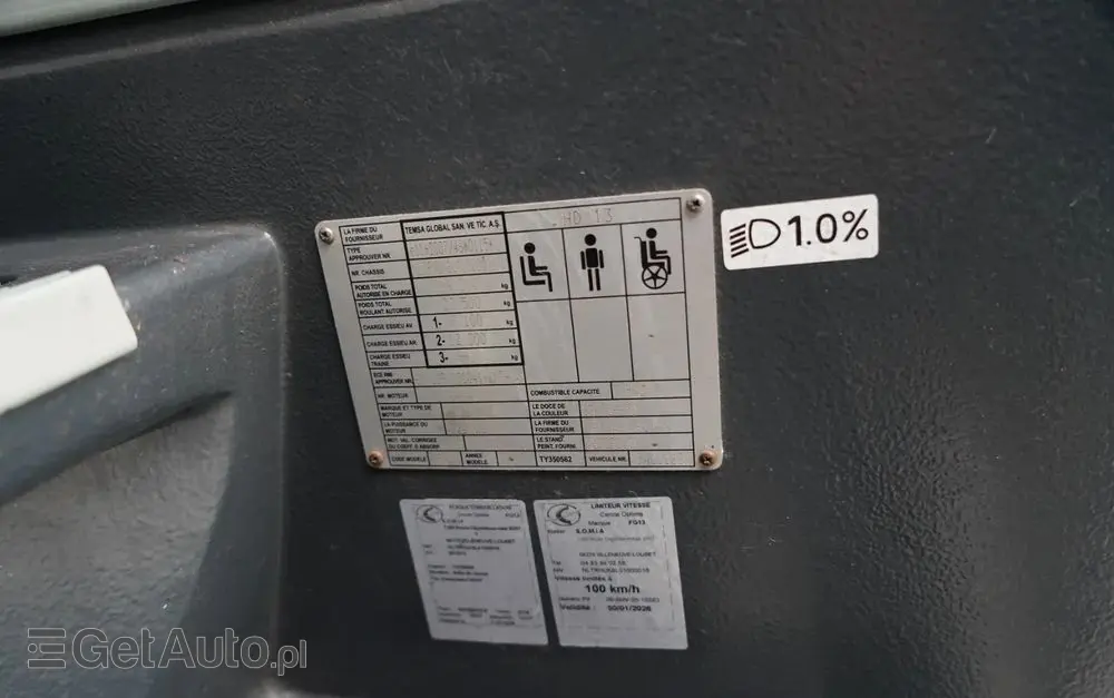 TEMSA SAFARI / HD13 / EURO  6/ SPROWADZONA Z FRANCJI / 296000km !!! / 