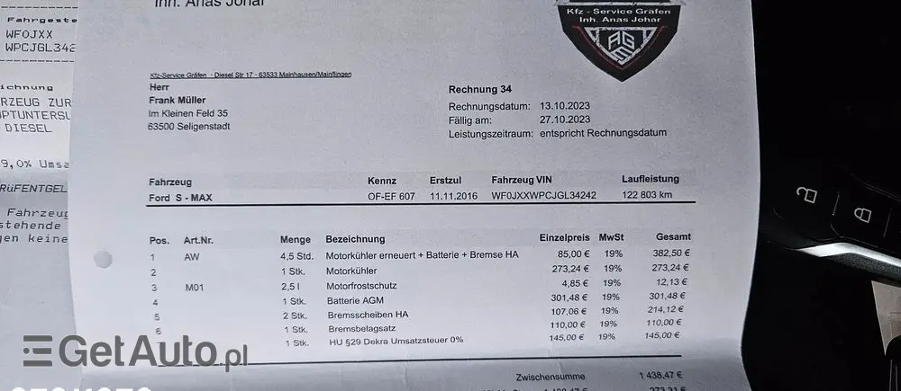 FORD S-Max 2.0 TDCi Titanium