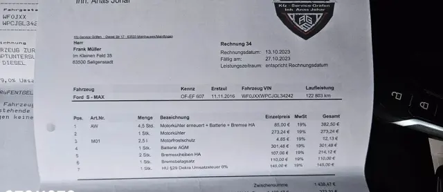 FORD S-Max 2.0 TDCi Titanium