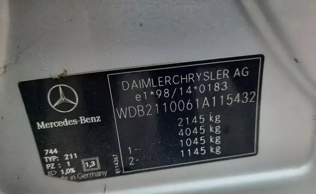 MERCEDES-BENZ Klasa E 