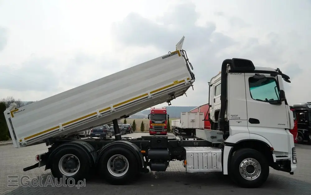 MERCEDES-BENZ AROCS 2658 / WYWROTKA 3 STRONNA / ŁADOWNOŚĆ 14 TON / ALUFELGI  / EURO 6 / 
