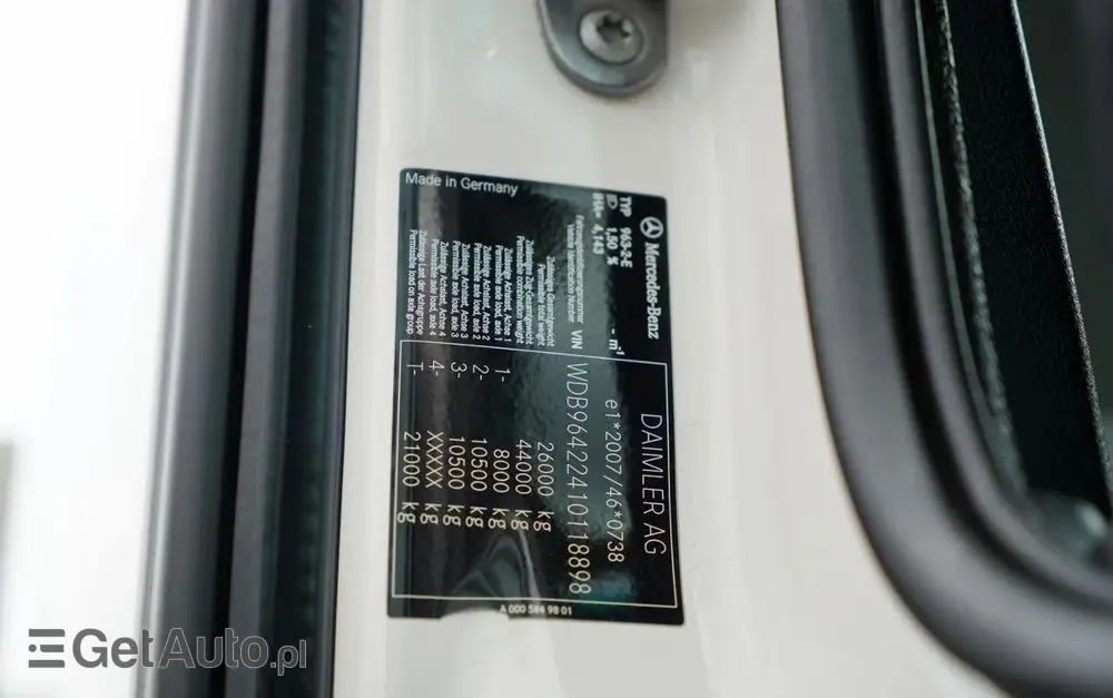 MERCEDES-BENZ AROCS 2658 / WYWROTKA 3 STRONNA / ŁADOWNOŚĆ 14 TON / ALUFELGI  / EURO 6 / 