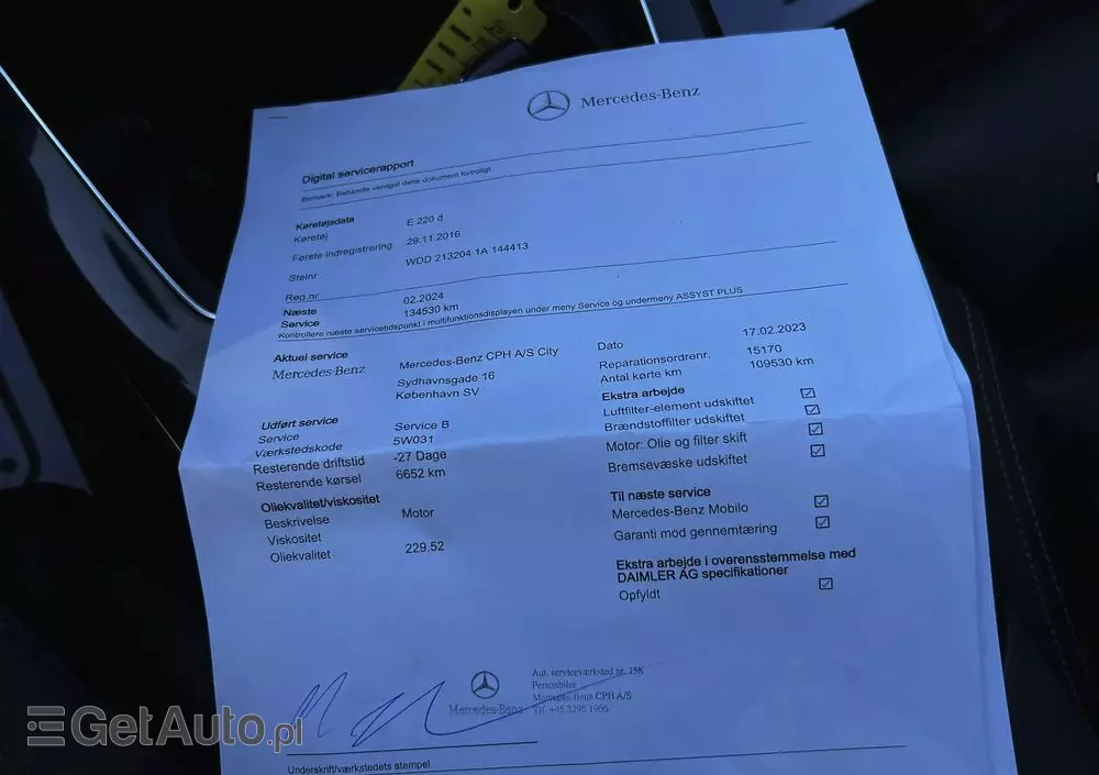 MERCEDES-BENZ Klasa E 220 d