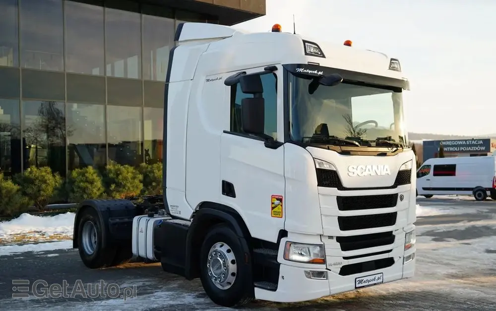 SCANIA R 450 / RETARDER / HYDRAULIKA / KLIMATYZACJA POSTOJOWA / OPONY 100% 
