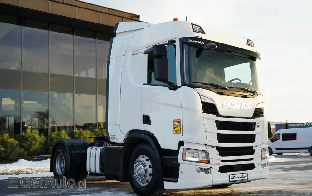 SCANIA R 450 / RETARDER / HYDRAULIKA / KLIMATYZACJA POSTOJOWA / OPONY 100% 