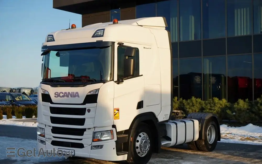 SCANIA R 450 / RETARDER / HYDRAULIKA / KLIMATYZACJA POSTOJOWA / OPONY 100% 
