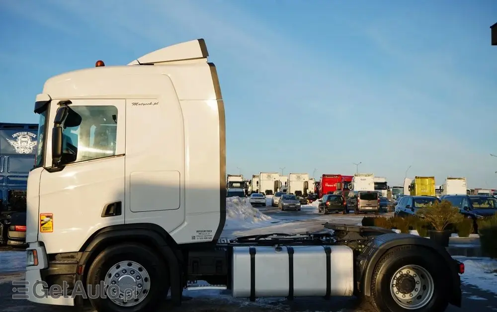 SCANIA R 450 / RETARDER / HYDRAULIKA / KLIMATYZACJA POSTOJOWA / OPONY 100% 