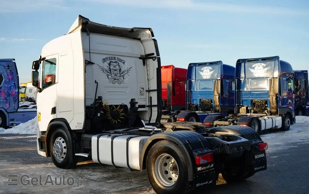 SCANIA R 450 / RETARDER / HYDRAULIKA / KLIMATYZACJA POSTOJOWA / OPONY 100% 