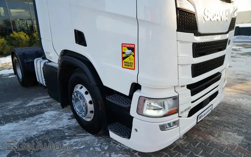 SCANIA R 450 / RETARDER / HYDRAULIKA / KLIMATYZACJA POSTOJOWA / OPONY 100% 